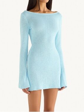 Asta Resort Maya Long Sleeve Mini Dress